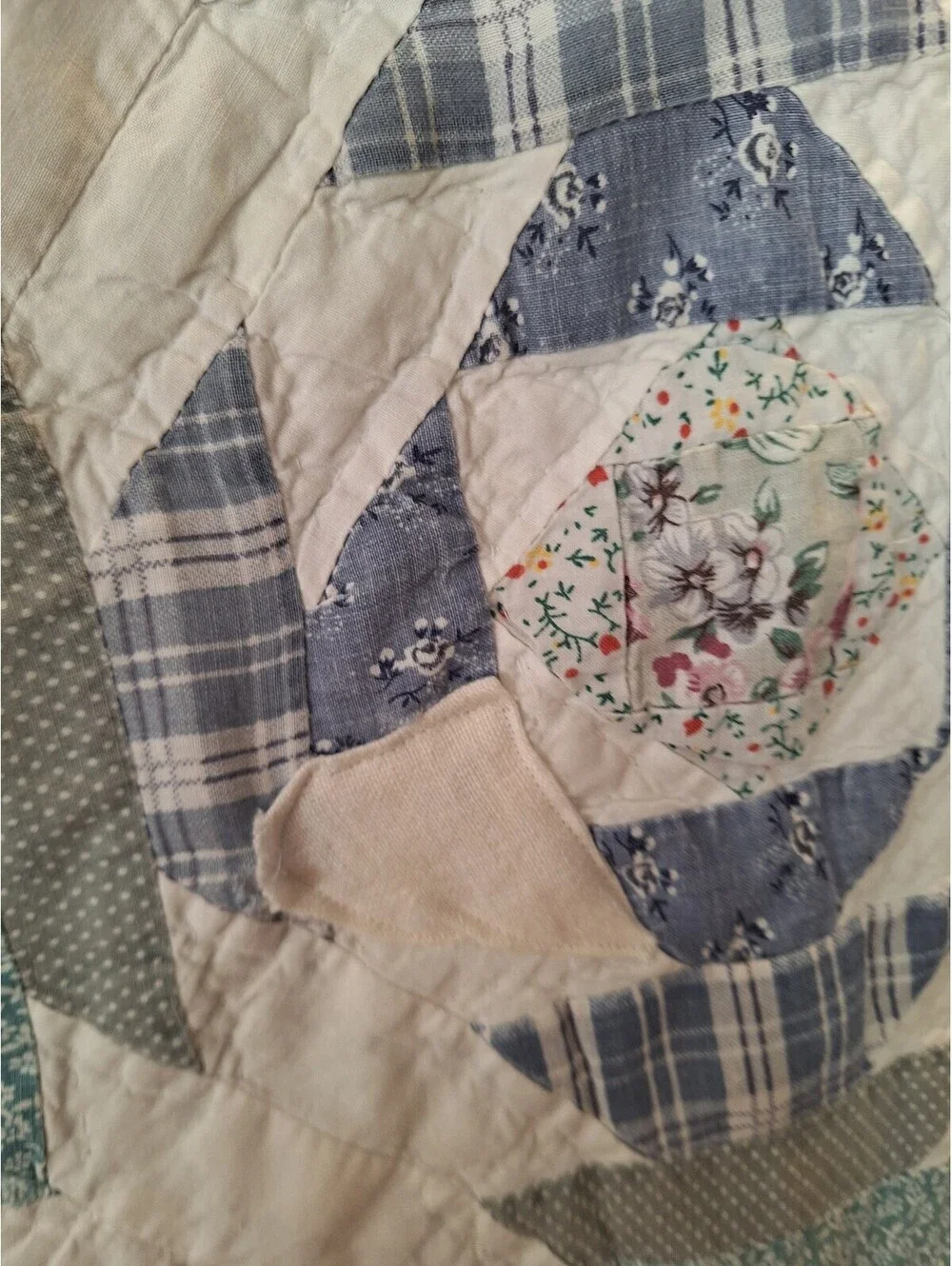 Vintage quilt, farmhouse, cottage, 77